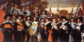 弗朗斯 哈爾斯 Officers And Sergeants Of The St Hadrian Civic Guard 弗朗斯 哈爾斯 Officers And Sergeants Of The St Hadrian Civic Guard